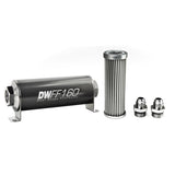 -8AN, 5 micron, 160mm In-line fuel filter kit