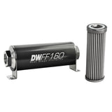 -10AN Female, 40 micron, 160mm In-line fuel filter kit