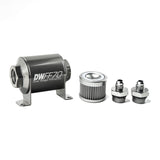 -6AN, 100 micron, 70mm In-line fuel filter kit